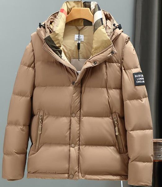 

designer luxury down jacket fur ruff womens classic fashion and multi function hoodies mens jackets winter warm clothing hoody 5asbtp, Black
