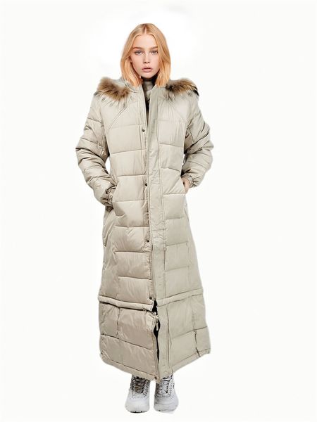 

Women' Down Jacket Winter Coat Women Longline Puffer Jacket. Factory Direct Outlet Price New Markdown. AF2696U, Yellow vacuum bag