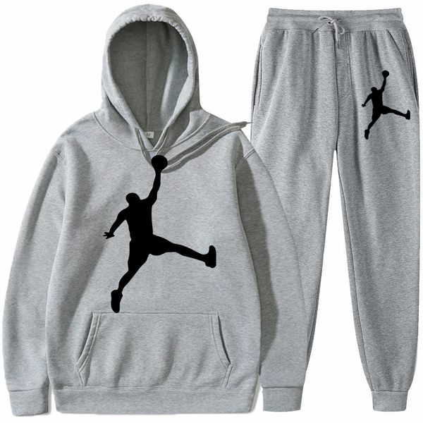 

men set sweatsuit designer men's tracksuits womens hoodies pants fashion clothing sweatshirt pullover casual tennis sport tech fleeceli, Gray