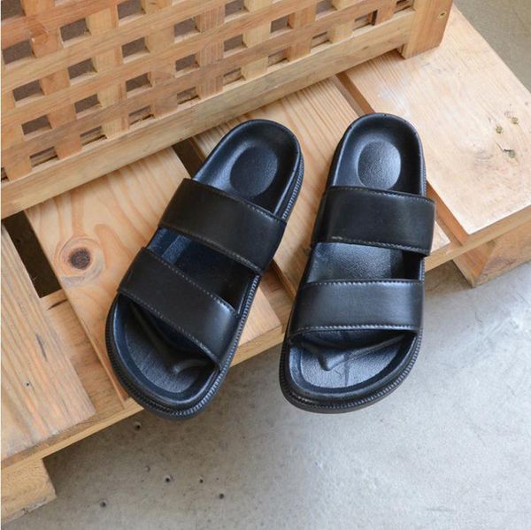 

luxury slipper designer sandal italy brand slides women slippers flat bottom flip flop sneakers boots casual shoe by hoe99 p47, Black