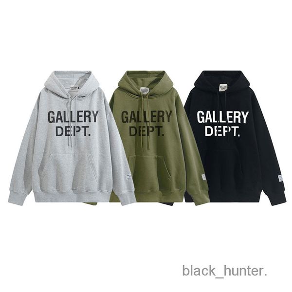 

mens hoodies designer fashion brand sweatshirts gaary dept trendy letter hoodie hip hop loose casual fleece sweater men, Black