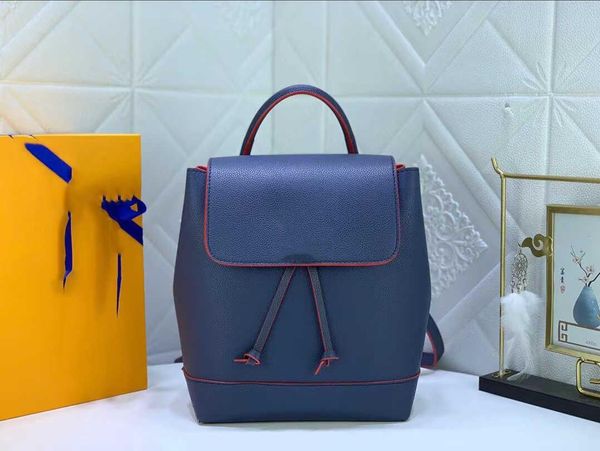 

hh designer lockme backpack bag fashion satchel women sleek backpacks knapsack soft genuine leather schoolbags handbag crossbody wallets m41