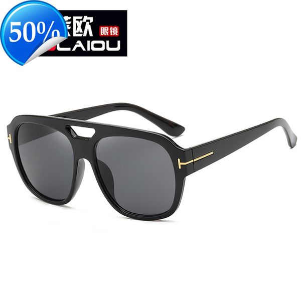 

men's sunglasses designer women's new sunglass anti uv t tide, White;black