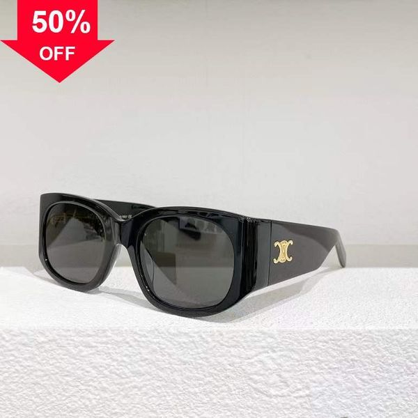 

men's sunglasses designer women's arc de triomphe tiktok net red same plate personalized versatile women's sunglass cl40211i, White;black