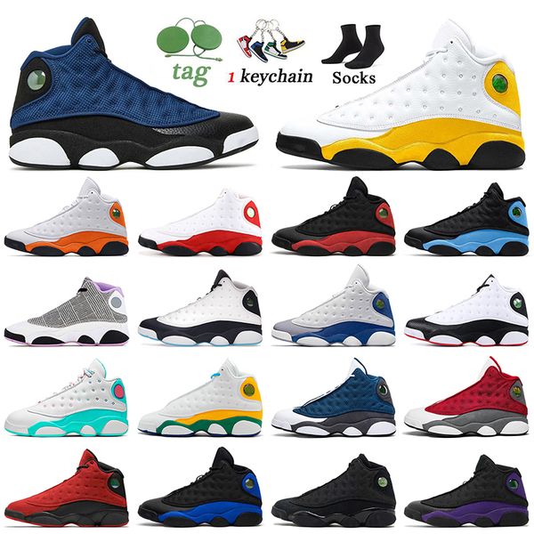

2022 women men jumpman basketball shoes jorda 13 navy brave blue del sol red jorden 13s black cat playground reverse bred hyper royal