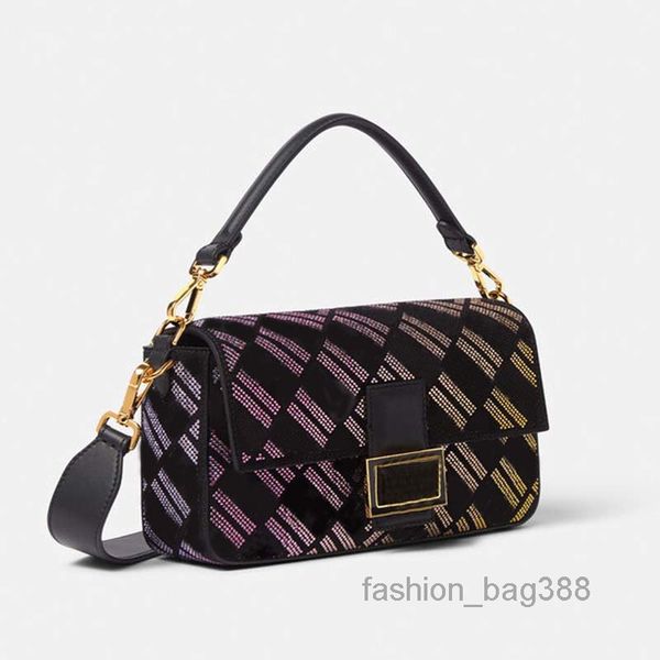 

neon crystal diamonds tote bag women handbags cross body bags shoulder wallets metal hardware head portrait letter totes purse removable str
