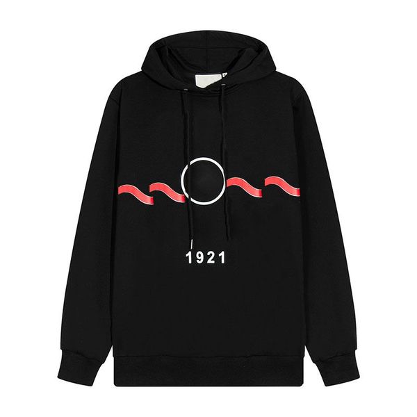 

mens fashion hoodies designer hoodie women casual loose sweatshirt man classic print hoodie street style long sleeve 3xl, Black
