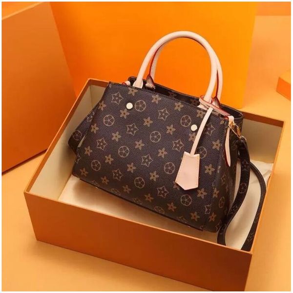 

2023 montigne bag luxurys designers handbags purse women tote brand letter flower embossing leather wallet louiseitys 1 viutonitys crossbody