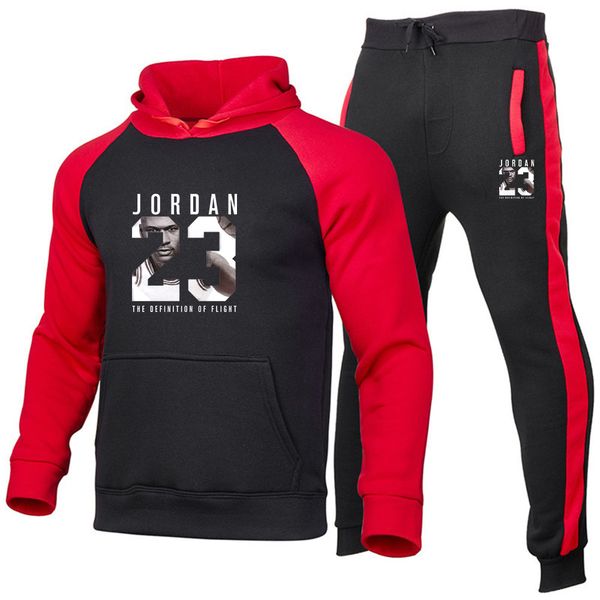 

men's tracksuits hoodie designer tracksuit men dunk warmth two pieces set loose hoodies france jersey sweatshirt pants suit hoody sport, Gray