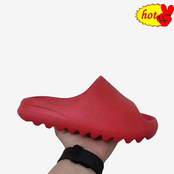 

2022 designer slipper men woman slide red vermilion moon grey mx cream clay sulfur stone sage onyx ochre bone pure glow green flat beach