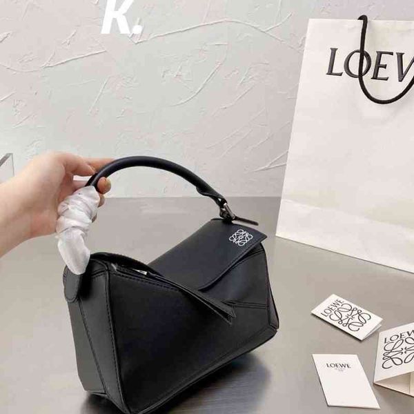 

handbags loews designer classic bags leather color cowhide matching geometric 2022 puzzle portable messenger one shoulder high capacity wome