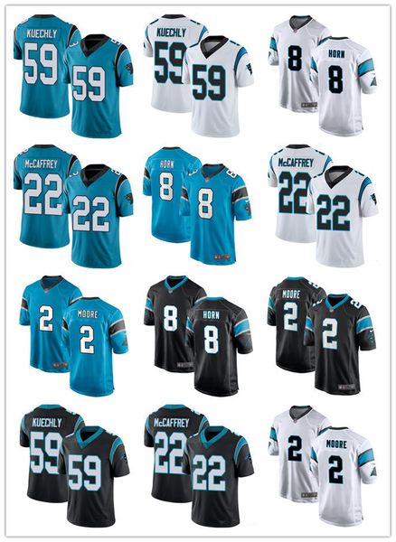 

jersey custom carolina''panthers''men women youth 59 lukekuechly 22 christian mccaffrey 2 dj moore 8 jaycee horn footbal, Black;red