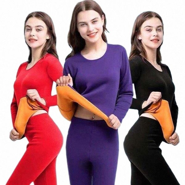

men's thermal underwear cotton clothes long pants suit women's autumn composite really super plus velvet thick gold warm armor lad, Black;white