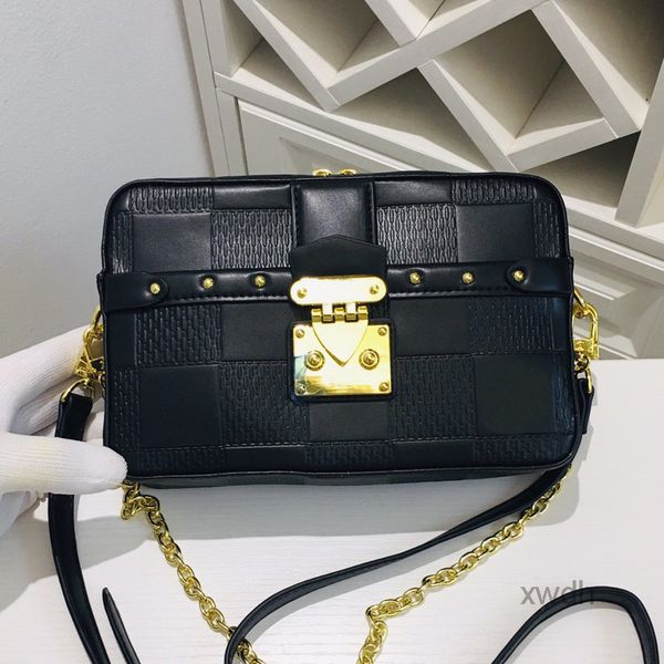 

evening bags troca classic handbag damier quilted check shoulder bag s-lock removable belt women founder handbags solid color