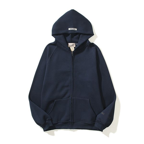 

winter ess designer mens hoodies loose pullover god hoody sweatshirts long sleeve hooded jumper quality womens clothing essential, Black