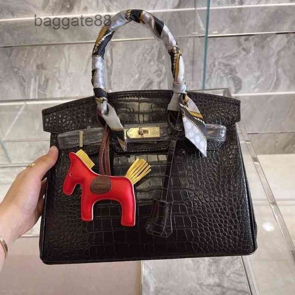 

bags hermee designer handbags birkinss shoulder messenger bag 2022 crocodile h home leather women's b platinum handbag 8w9t
