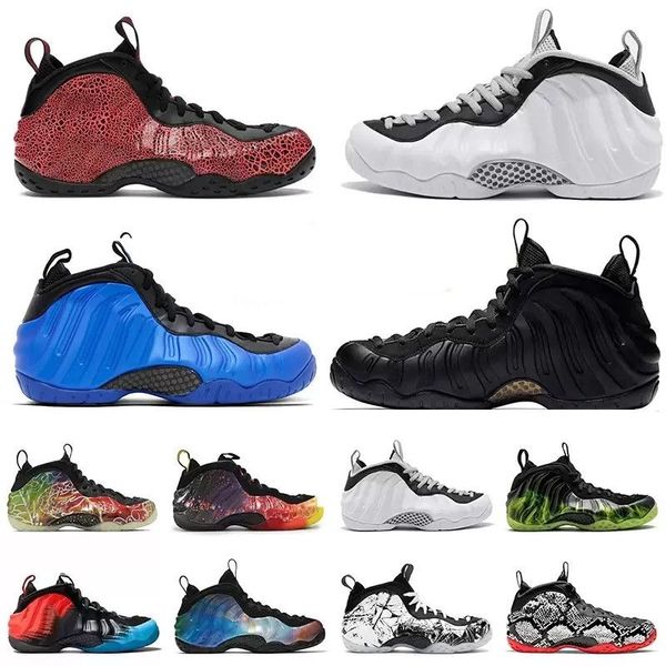 

mens women trainers foam posites shoes one pro penny hardaway shoe black aurora elephant print memphis tiger cracked lava prm as qs camo foa