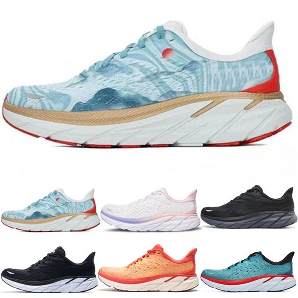

running shoe local boots training sneakers climbing boot online store accepted shock absorption highway hoka one clifton 8, Black