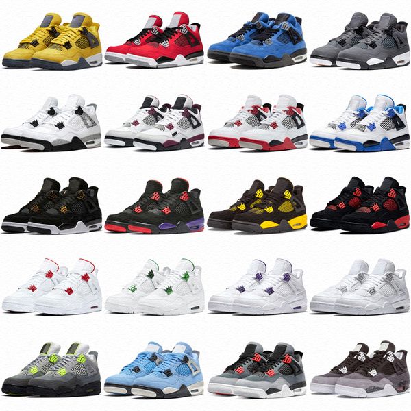 

basketball shoes womens boots running shoe black cat white oreo red thunder canyon purple jumpman 4 4s men women sports off og designer shoe