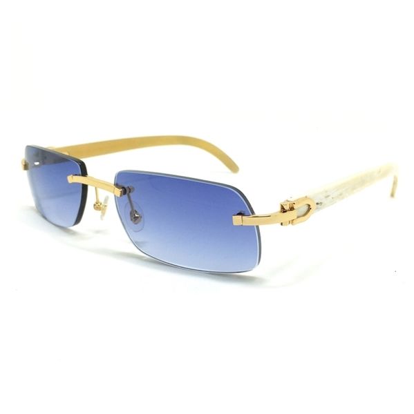 

sunglasses buffalo horn frame eyewear signature brand premium glasses rimless wood sun glasszonnebril heren gafas de sol, White;black