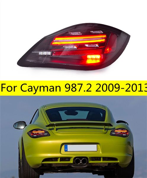 

auto styling taillights for porsche cayman 2009-2013 boxster 987.2 dynamic turn signal led brake reversing running light