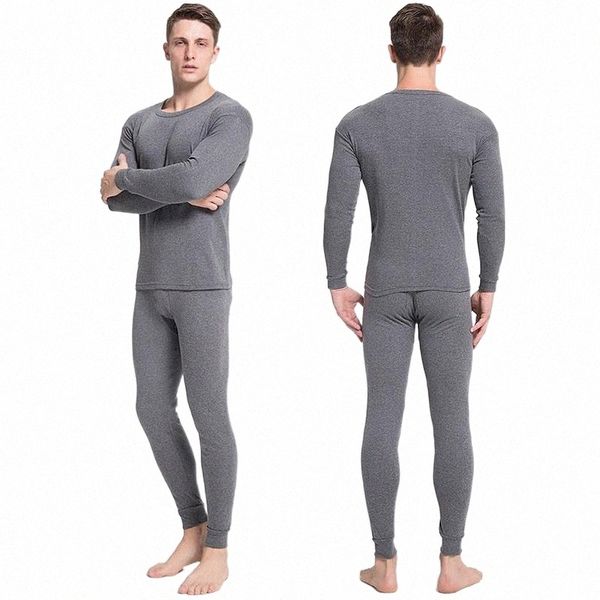 

men's thermal underwear winter sets men thicken warm long johns set ultra-soft undershirt merino pants pajama l-3xl a0r2#, Black;white