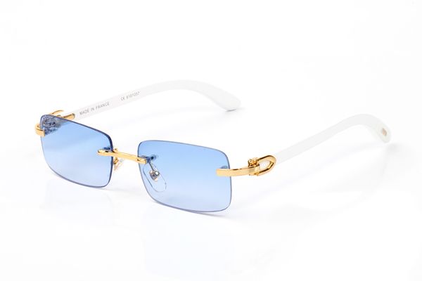 

sunglasses mens designers sunglasses for women antireflection polarized uv400 frameless sunglass white buffalo horn glasses fashion wood rec, White;black