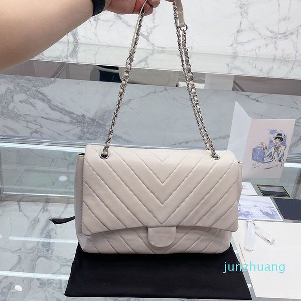

cc bag designer women v-stitch classic flap shoulder bag leather quilted large capacity double chain luxury handbag beach suitcase multi poc