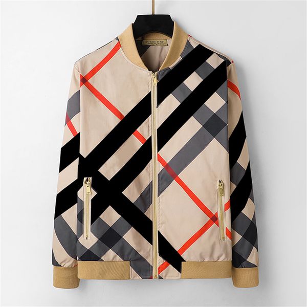 

men's jackets jacket plaid stripe brand street hip hop waterproof windbreak motorcycle sports baseball hoodie zipper trench coat in a v, Black;brown