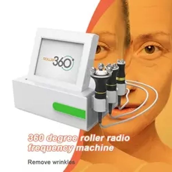 

roller rf equipment 360 with massage and light therapy heat energy effective face lift wrinkles removal for beauty salon with ce