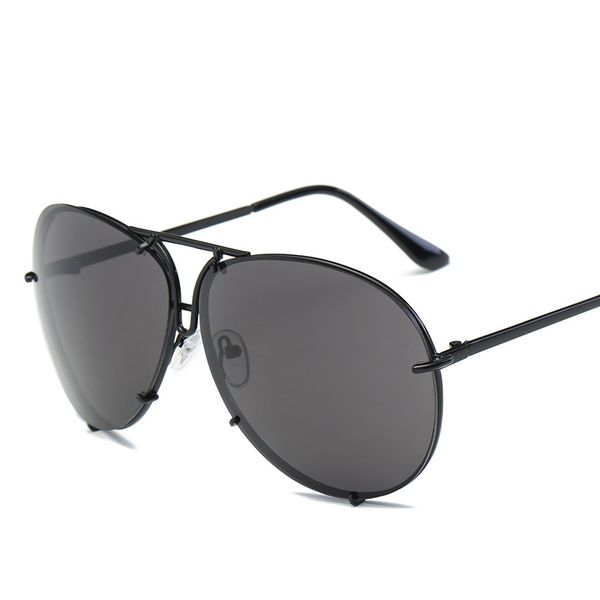 

Sunglasses Ocean Fashion Retro Glasses Men and Women Couples Europe and America Large Frame Personality Universal Toad Mirror Designer Luxury Outdoor Classic