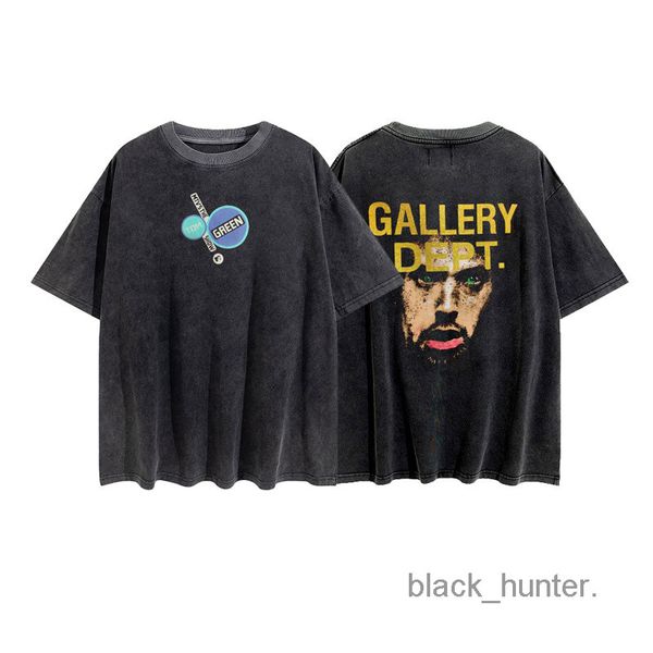

mens new t-shirts designer gary dept tee fashion brand vintage wash fog loose cotton couple short sleeve t-shirt, White;black