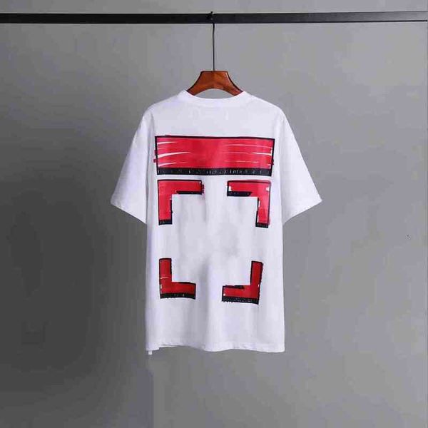 

multistyle off fashion mens tee painting print casual back printing shirt size, White;black