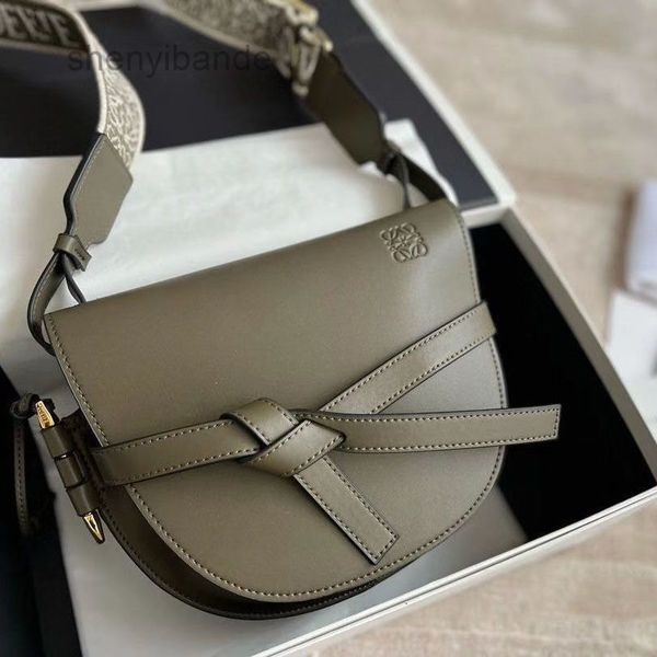 

handbagsbrand loews shoulder bag women 2022 designer saddle female lychee leather one handbag gate mini 6khs