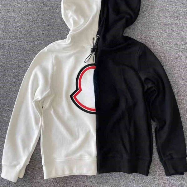 

mens hoodie designer sweater embroidered sweatshirt sports hoody men women loose casual pullover coats 332g cotton tshirt 88, Black