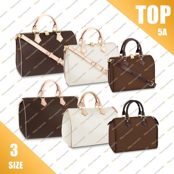 

ladies fashion casual designe luxury handbag shoulder bags crossbody 5a m41112 n41368 n41373 3 size 25 30 35 cm boston bag