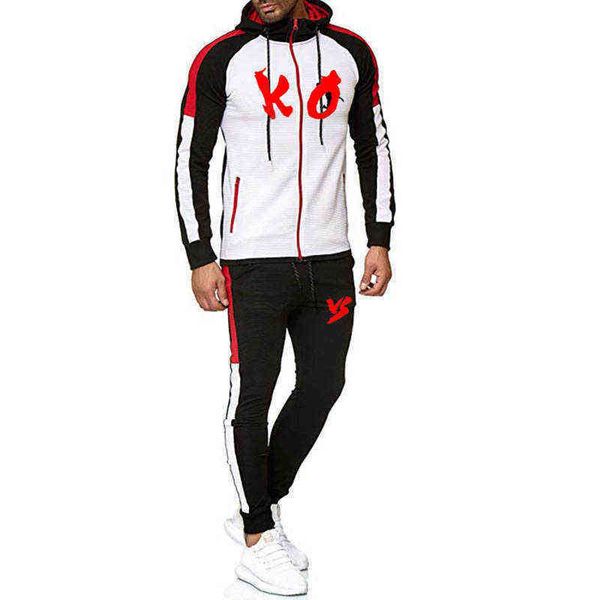 

men's tracksuits spring and autumnracksuit men sweatshirt basketball and boxing sweatpants sportswear hoodies casual men clothing hoodi, Gray