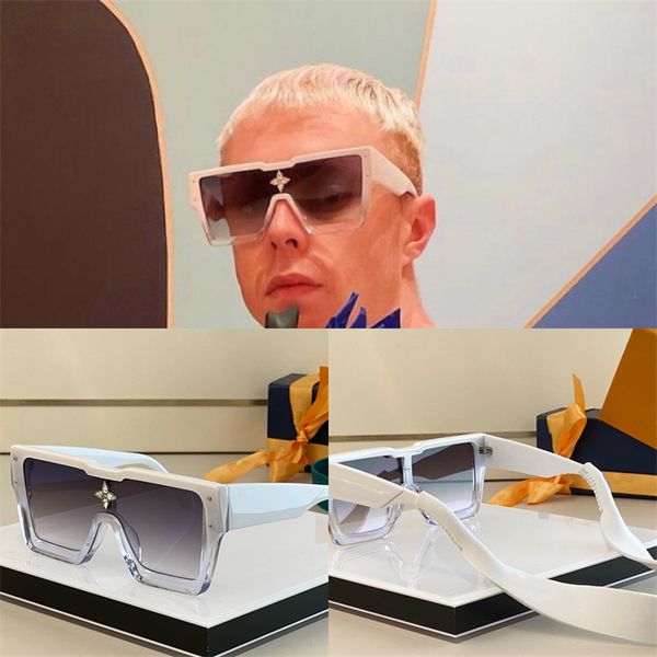 

fashion sunglasses new colours wear rope classic box-frame lenses for men and women luxury design with case, White;black