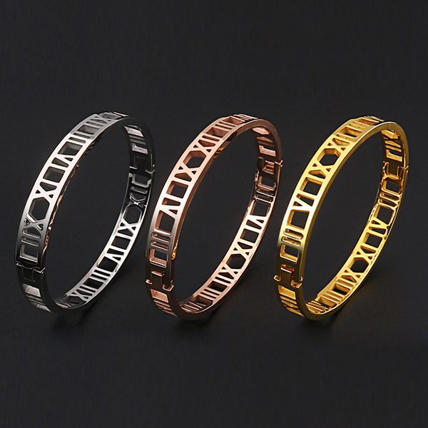 

evil eye bracelets tennis bracelet bangle designers men women roman numeral jewelry gold luxury designer mens nail love bijoux stainless ste, Black