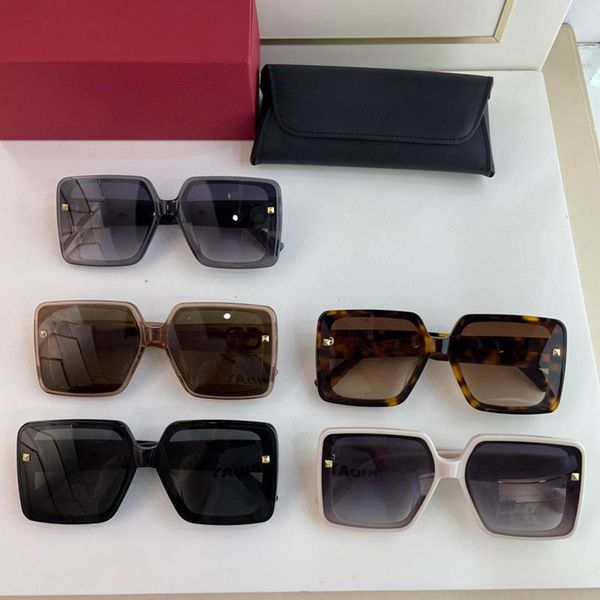 

designer sunglasses fashion ins net red same men and women european and american va1414 style anti-ultraviolet retro plate full frame, White;black