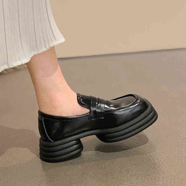 

bowling shoes basketball shoe dress women designer fashion square toe chunky heeled loafers british style small leather platform high heels