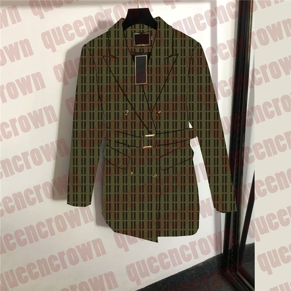 

autumn warm trench coats f letter long coat fashion designer double breasted windbreaker women coat dress, Tan;black