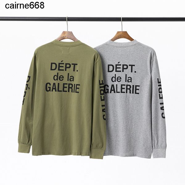 

men's hoodies sweatshirts gary dept classic letter slogan arm print round neck long sleeve, Black