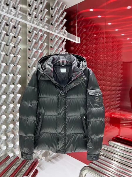 

2022 men's winter down jacket thermal parka men's classic jacket, Black