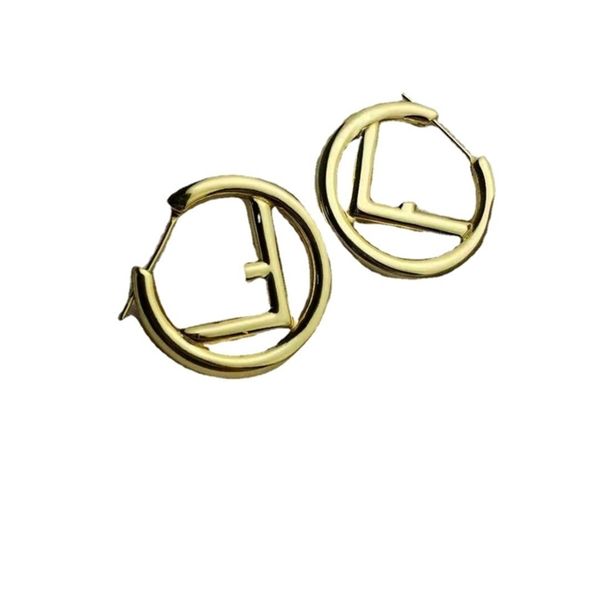 

charm jewellry sale gold and plated earrings classic style silver needle earrings, Golden