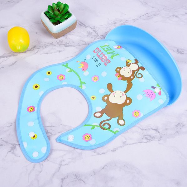 

bibs burp cloths 1pcs orange baby boy waterproof long sleeve girl kids cloth feeding bib with pocket child apron smock 220906