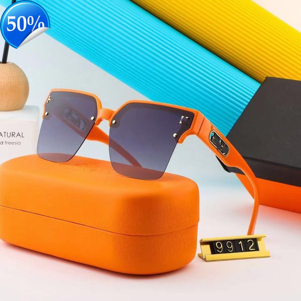 

men's sunglasses designer women's 2022 new pony hd fashion polarized h letter net red glass selling, White;black