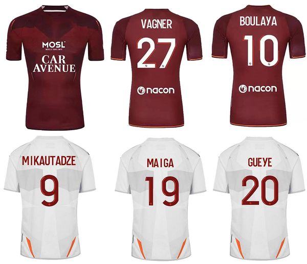 

10 maziz soccer jerseys customized 22-23 thai quality shirt yakuda 9 mikautadze 18 centonze udol 7 niane 19 maiga 20 gueye, Black;yellow