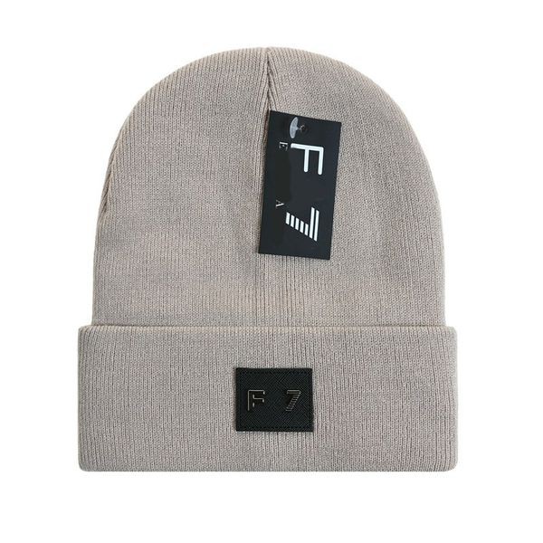 

2022 luxury knitted hat e7 brand designer beanie cap men's and women's fit hat 100% cashmere letter leisure skull hats outdoor fas, Blue;gray
