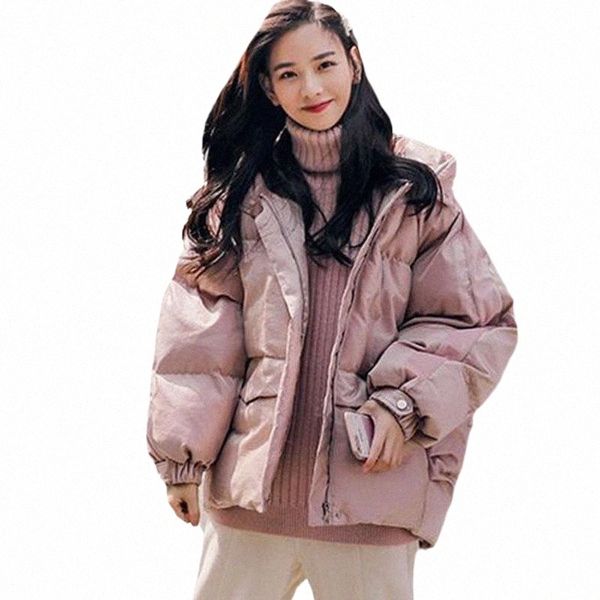 

women's down & parkas casual velvet patchwork short bread jacket female winter coat women korean style parka hooded thicker cotton oute, Black